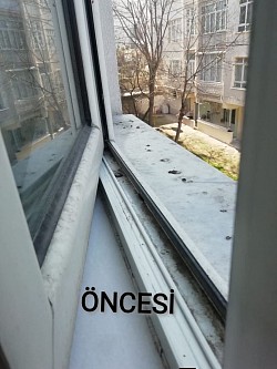 Cam temizliği- (öncesi)