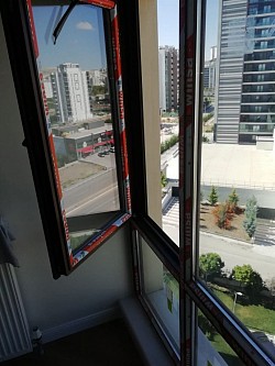 İnşaat sonrası cam temizliği- (öncesi)